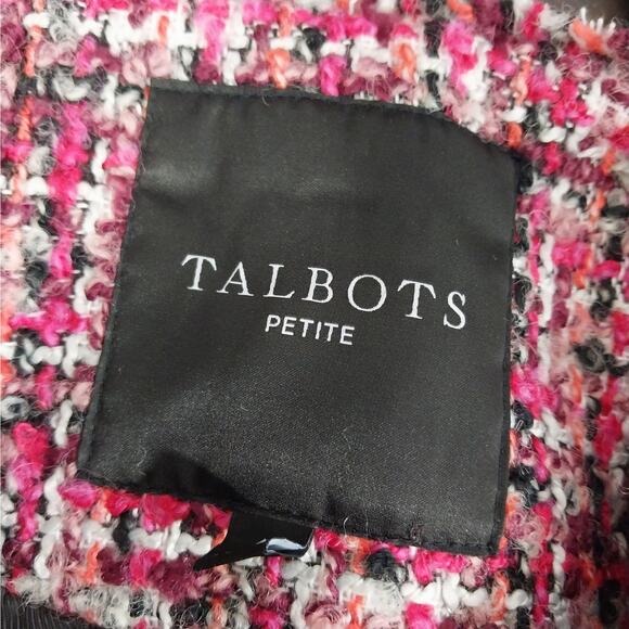 NWOT! TALBOTS! STUNNING RED, ORANGE, BROWN, BLK & CREAM WOOL+ SKIRT SUIT! SZ 4P - Picture 12 of 15